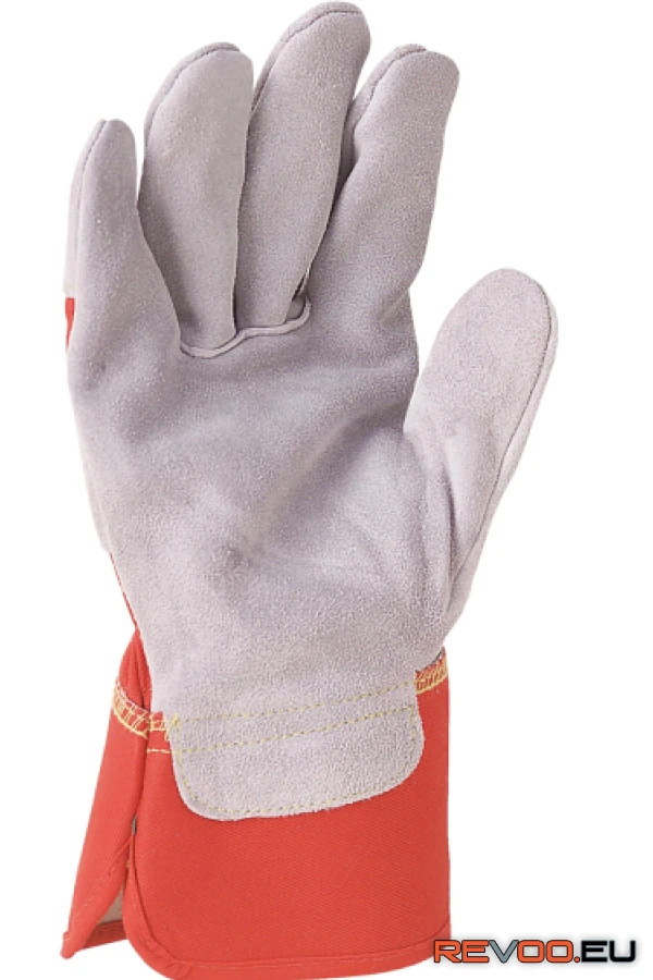 Bőrkesztyű marhahasíték vászon kézhát  Euro Protection 1155 1.