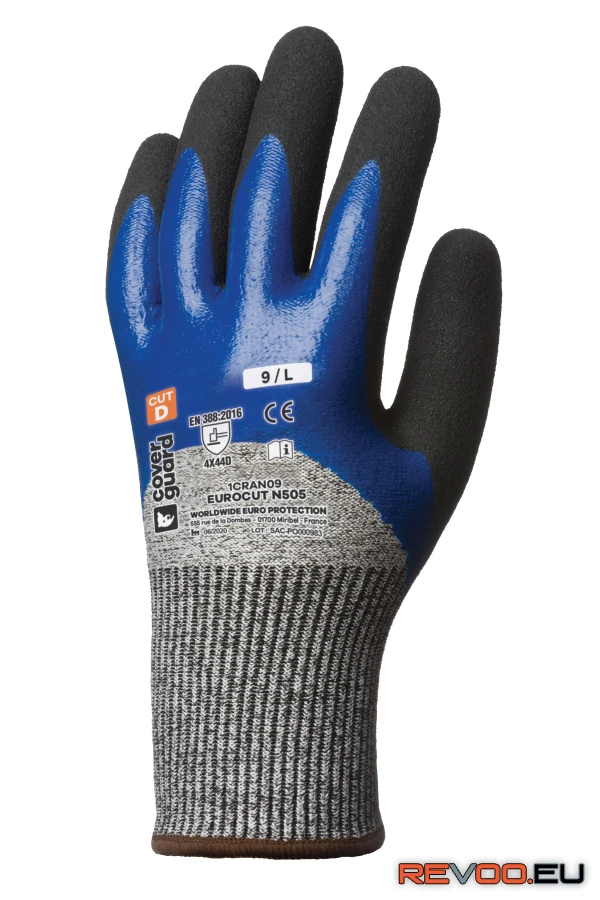 Eurocut 5 N505 vágásbiztos kesztyű Eurotechnique 1CRAN 1.
