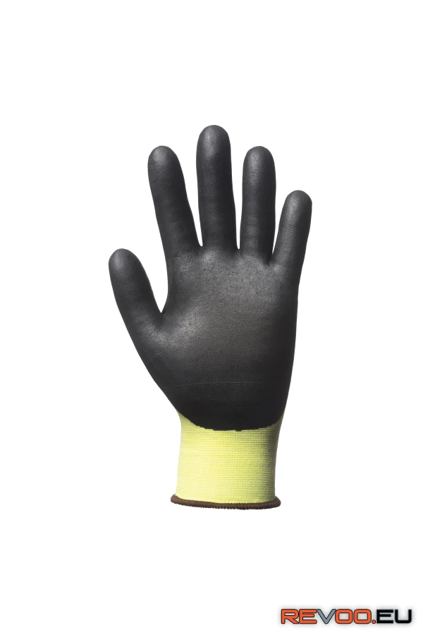 Eurocut 3 sárga vágásbiztos3/4 hát mikrohabosított nitril   Euro Protection 1CRBF 2.