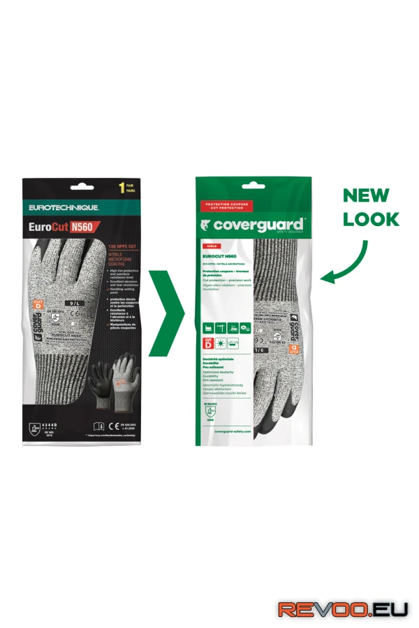 Eurocut 5 vágásbiztos tenyerén nitrillel Eurotechnique 1CRLG 3.