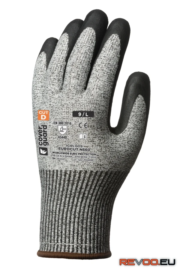 Eurocut 5 vágásbiztos tenyerén nitrillel Eurotechnique 1CRLG 1.