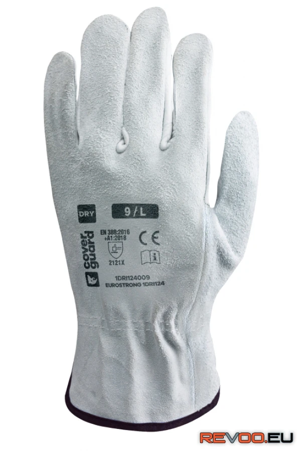 Eurostrong kesztyű bivalybőr tenyérrel Coverguard 1DRI124 1.