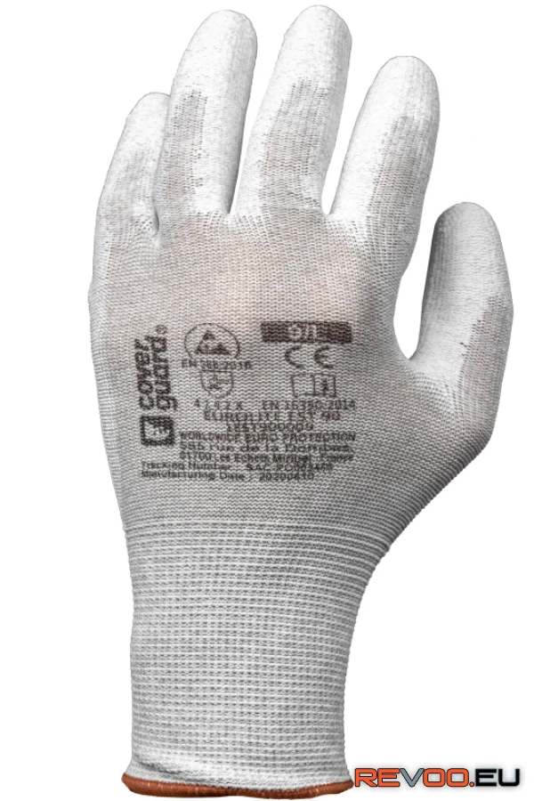 Est90 Eurolite tenyéren PU mártott kesztyű   Coverguard 1EST900 1.