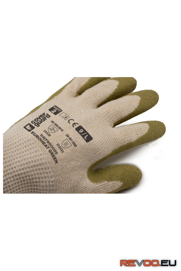 Euroheat Green latex mártott öko kesztyű   Coverguard 1HEFR0P 10.