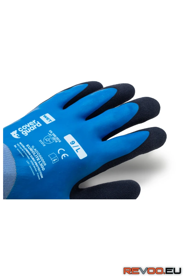 Eurolite L300 duplán mártott latex kesztyű Coverguard 1LACC00 4.