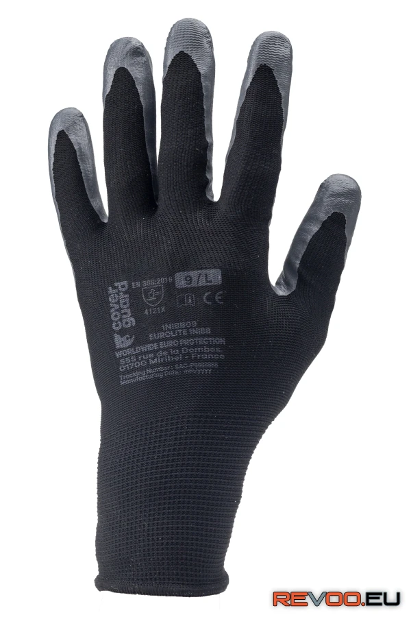 Szerelőkesztyű PA/tenyéren nitril mártás Euro Protection 1NIBB 1.