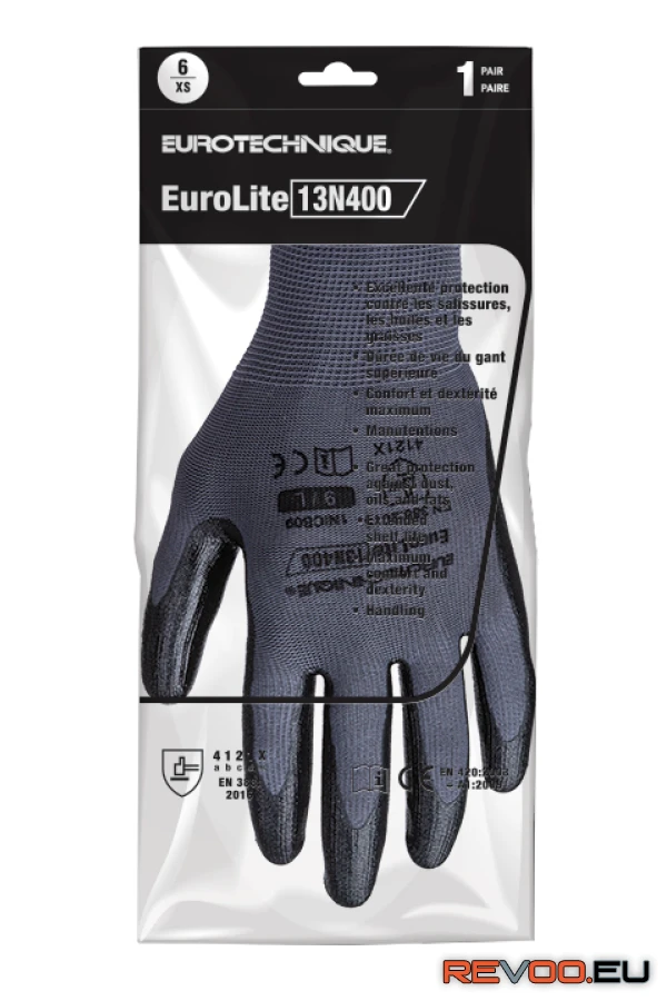 Eurolite 13N400  nitril kesztyű Coverguard 1NICB 4.
