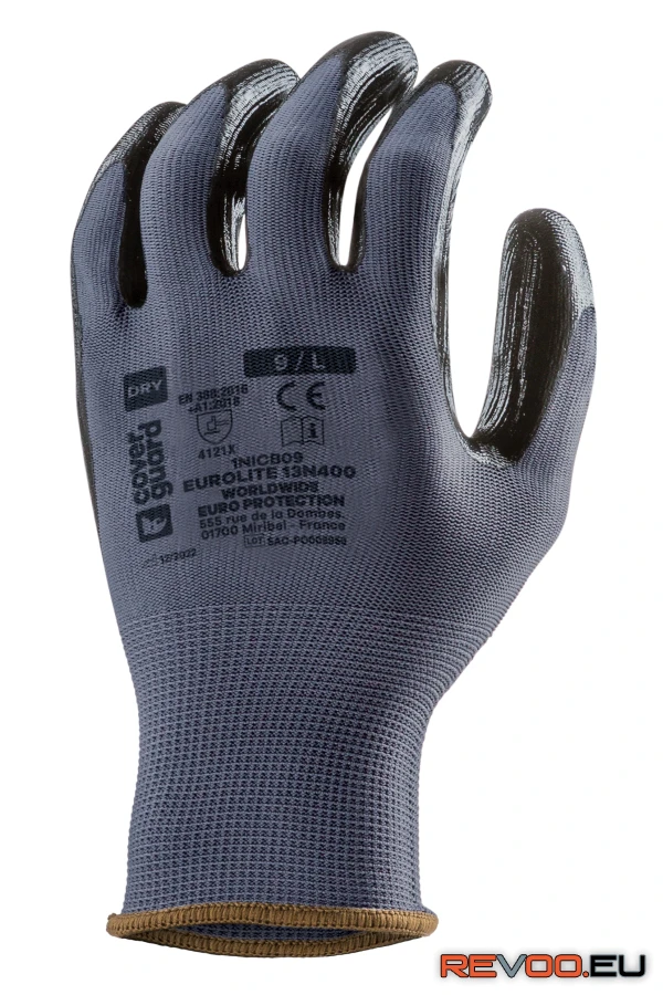 Eurolite 13N400  nitril kesztyű Coverguard 1NICB 1.