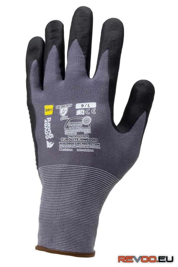 Eurolite 15N600D pöttyözött védőkesztyű Coverguard 1NIDP00 1.