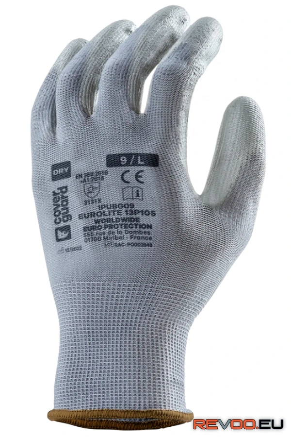 Eurolite 13P105 precíziós pes kesztyű PU tenyér Coverguard 1PUBG 1.