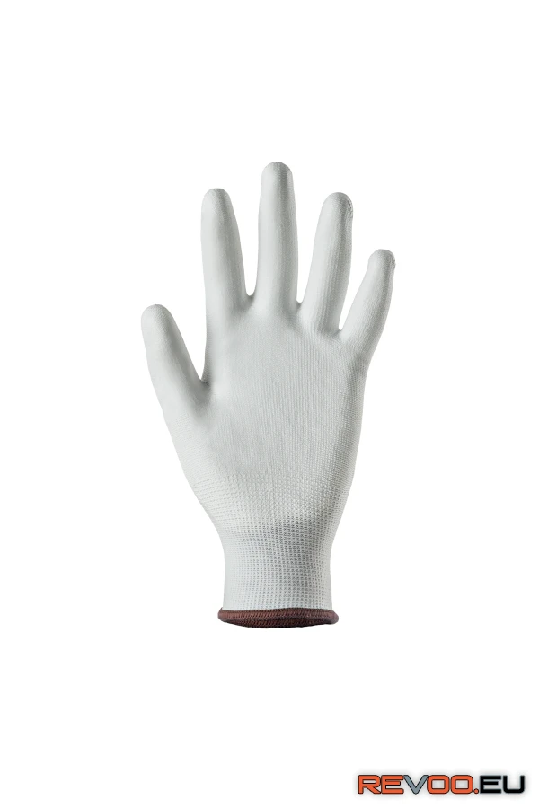 Eurolite 13P100 precíziós pes kesztyű PU tenyér  Coverguard 1PUBW 2.