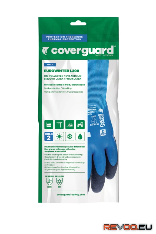 Eurowinter L200 bélelt kesztyű dupla latex mr Coverguard 1WILF0 3.