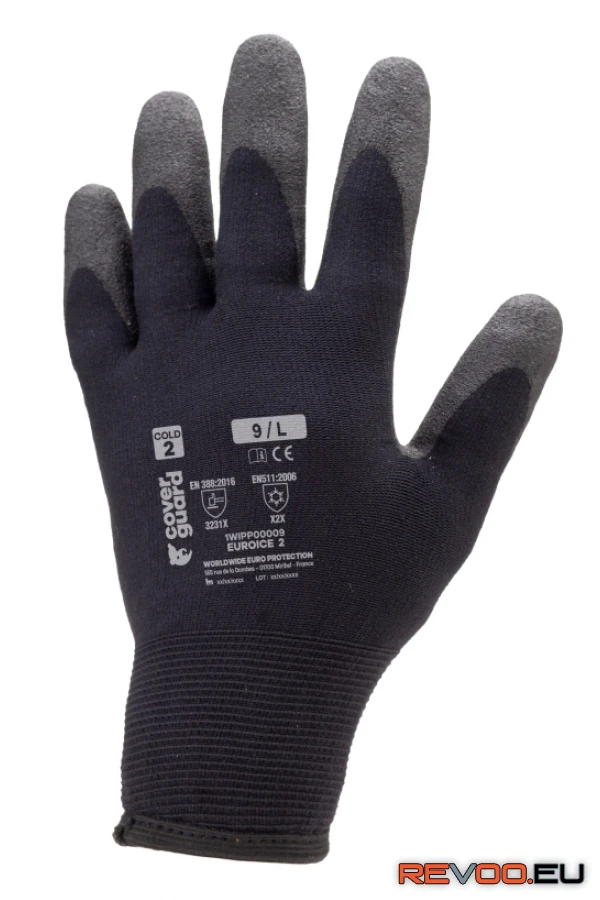 Euroice2 bélelt téli kesztyű PVC HPT mártott   Coverguard 1WIPP0 1.