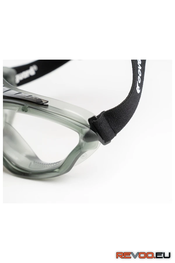 Leo víztiszta gumipántos védőszemüveg Coverguard 6LEOC00 2.