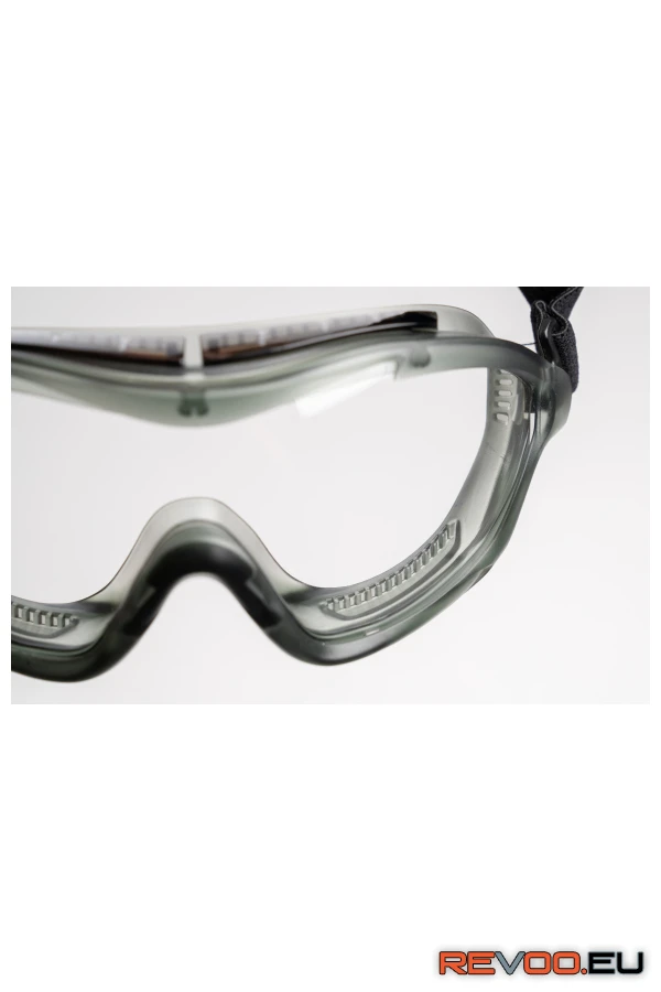 Leo víztiszta gumipántos védőszemüveg Coverguard 6LEOC00 5.