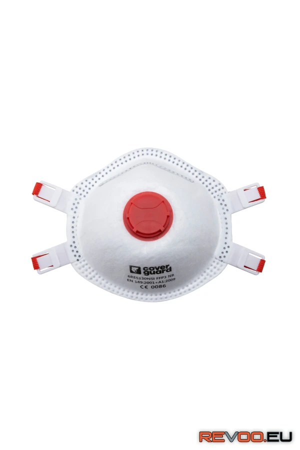 FFP3 NR szelepes csésze formájú pormaszk Coverguard 6RES130 5.