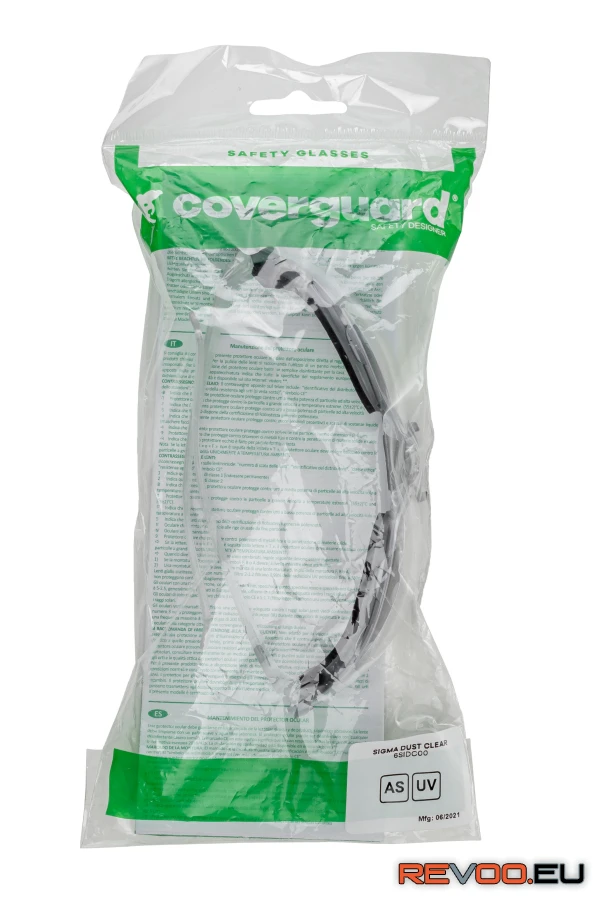 Sigma dust víztiszta védőszemüveg Coverguard 6SIDC00 5.