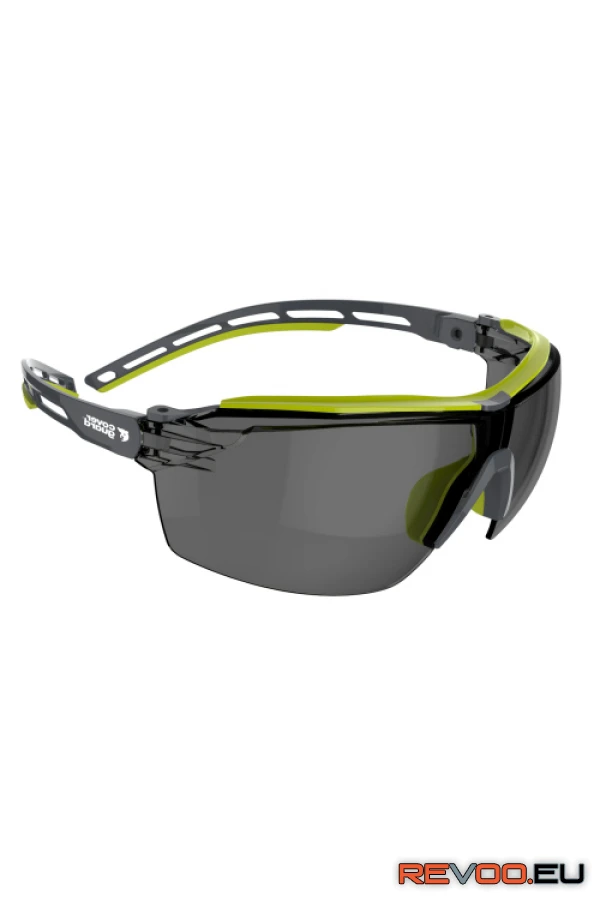 Tiger High füstszínű karc-, és páramentes védőszemüveg Coverguard 6TIHS00 1.