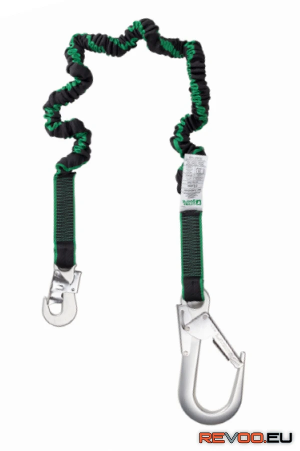 Heveder energia elnyelővel és karabinerekkel, rugalmas Larix Coverguard 7LARI10 1.