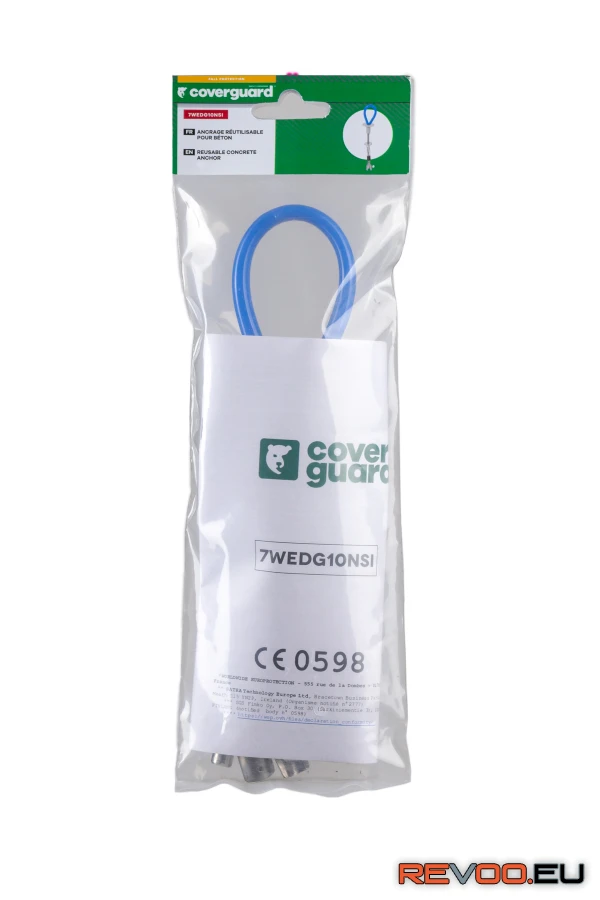 Kikötési pont betonhoz, többször használható Coverguard 7WEDG10 3.