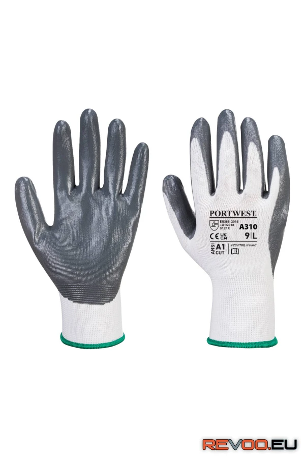 Flexo Grip nitril kesztyű (12 pár) Portwest A310 1.