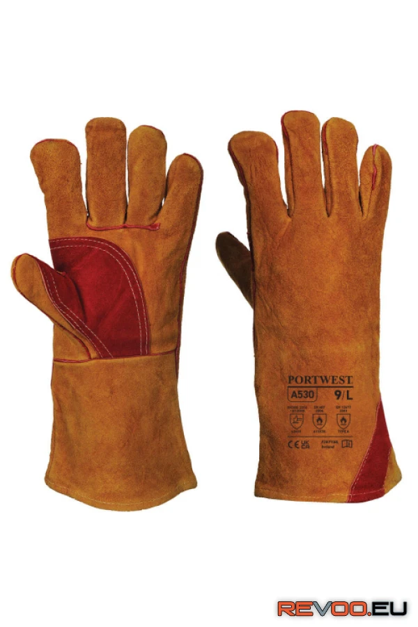 Megerősített hegesztőkesztyű Portwest A530 1.