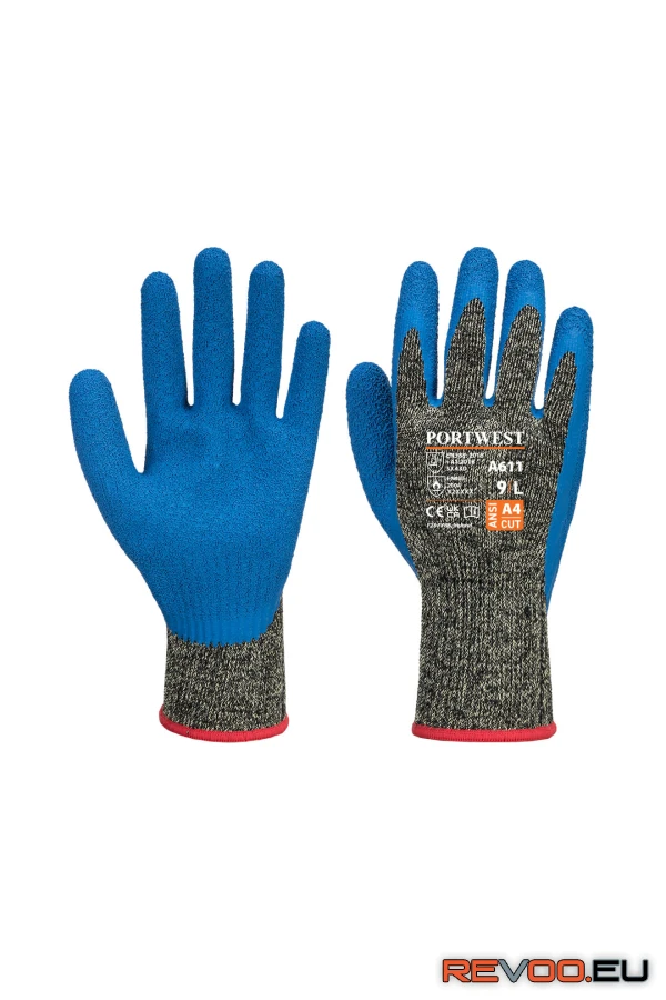 Aramid HR Cut latex kesztyű   Portwest A611 2.