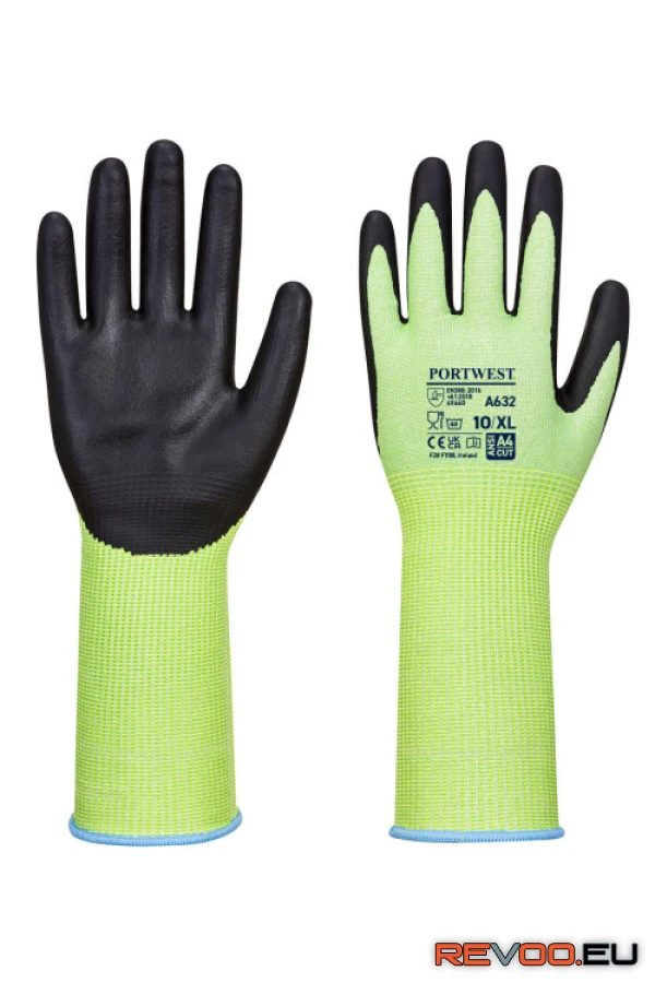 Vágásbiztos hosszú mandzsettájú kesztyű  Portwest A632 1.