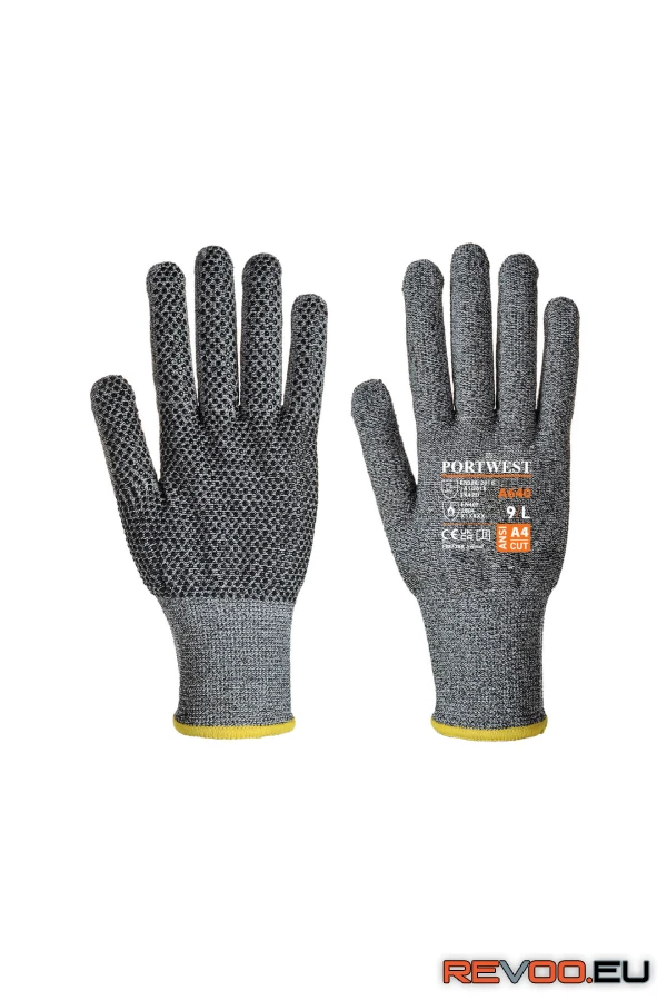 Sabre pöttyös vágásbiztos kesztyű Portwest A640 2.