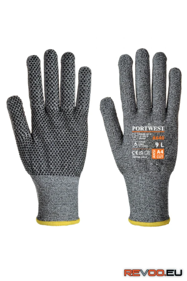 Sabre pöttyös vágásbiztos kesztyű Portwest A640 1.