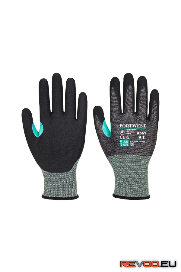 CT200 VHR18 nitrilhab vágásbiztos kesztyű   Portwest A661 2.
