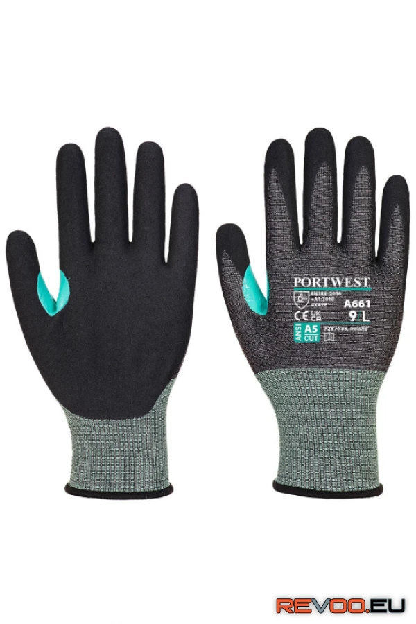 CT200 VHR18 nitrilhab vágásbiztos kesztyű   Portwest A661 1.