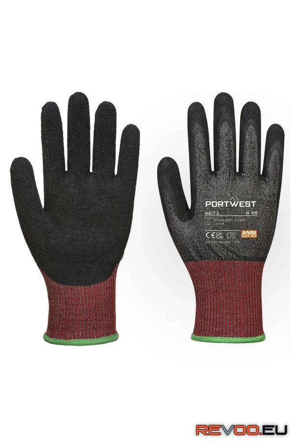 CT200 AHR13 latex vágásbiztos kesztyű   Portwest A671 1.
