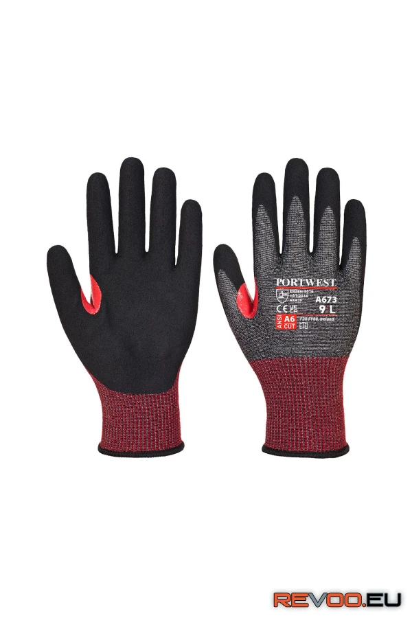 CT200 AHR18 nitrilhab vágásbiztos kesztyű Portwest A673 2.