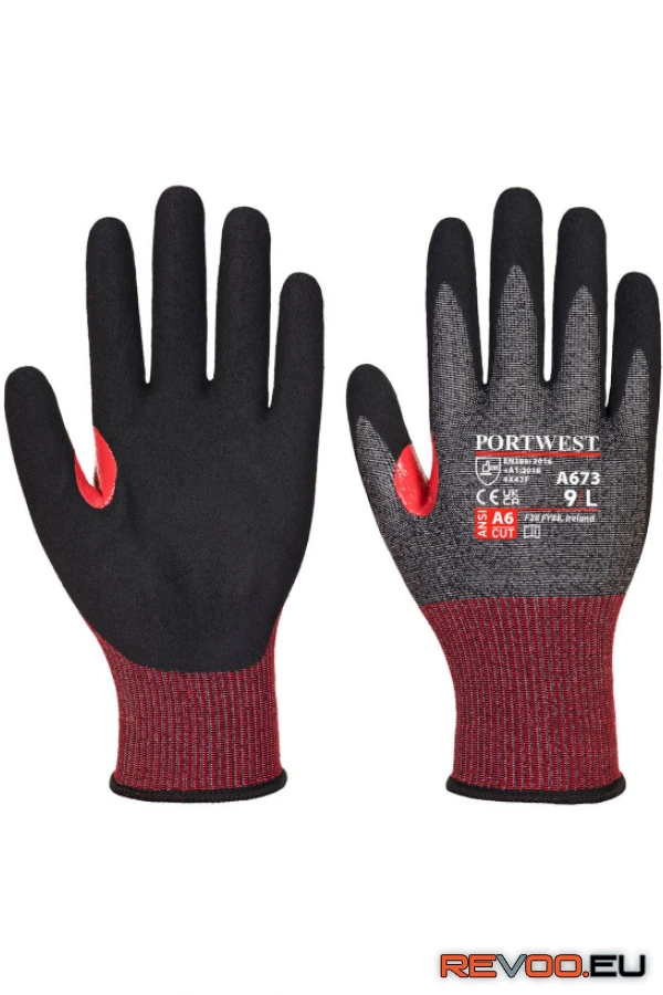 CT200 AHR18 nitrilhab vágásbiztos kesztyű Portwest A673 1.