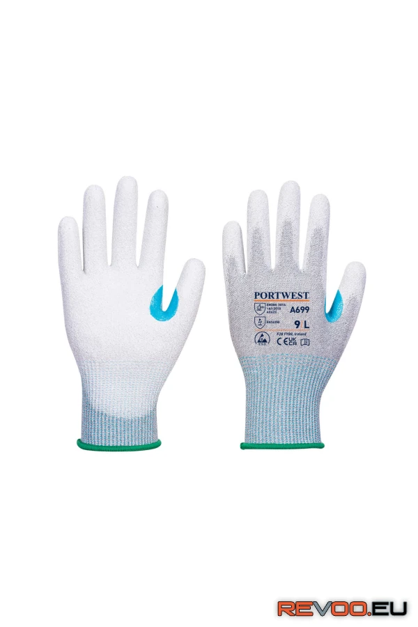 MR13 ESD PU tenyérmártott kesztyű-12-es csomag Portwest A699 2.