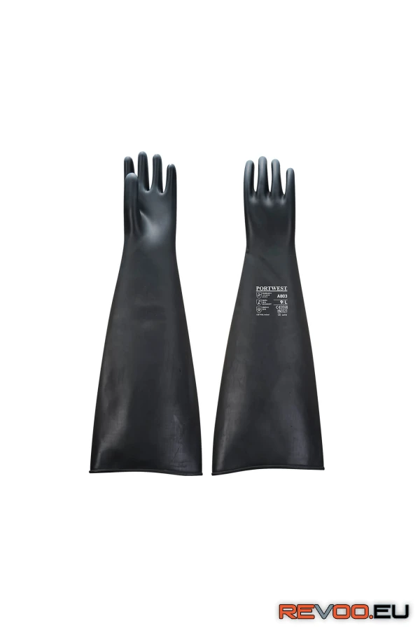 Erős latex kesztyű 60cm Portwest A803 2.