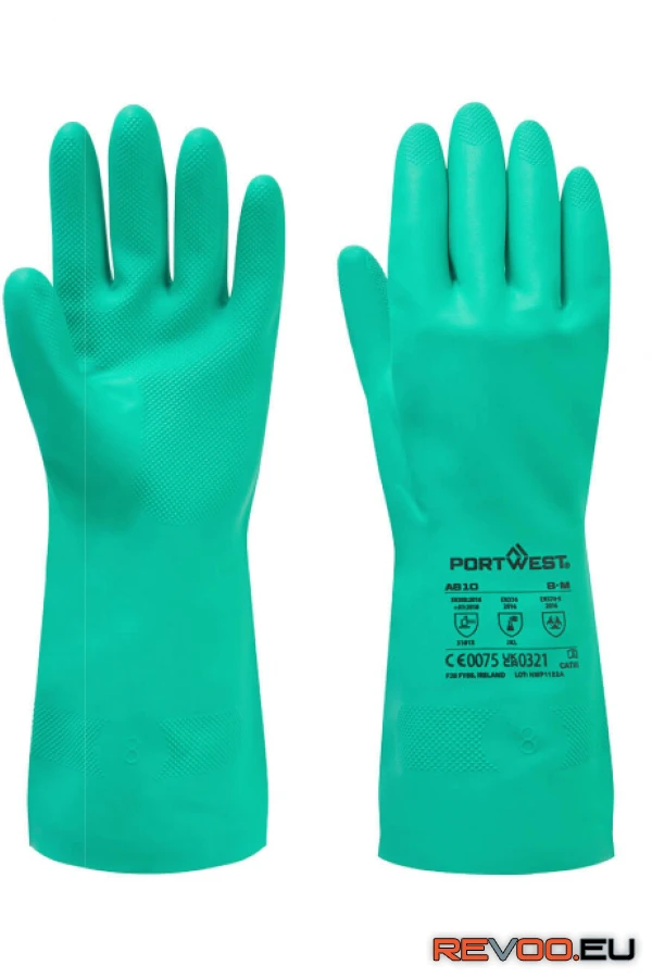 Nitrosafe vegyszerálló kesztyű (12 pár) Portwest A810 1.
