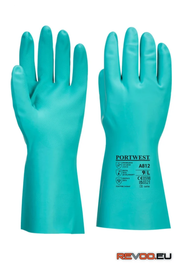 Nitrosafe Plus vegyszerálló kesztyű (12 pár) Portwest A812 1.