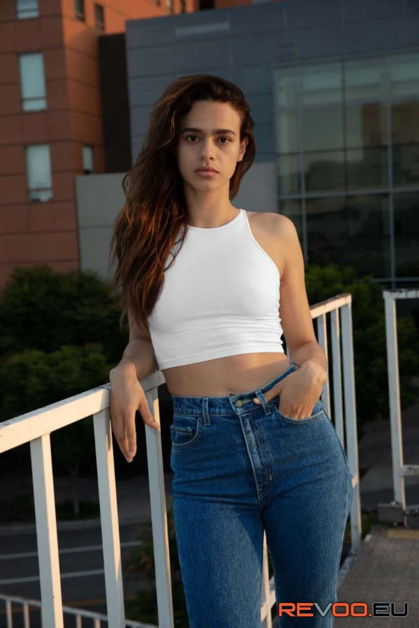 Pamut spandex rövid top American Apparel AA8369 2.