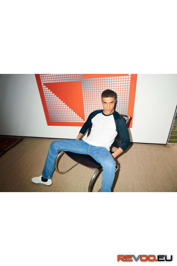 Kevertszálas 3/4-es ujjú póló   American Apparel AABB453 5.