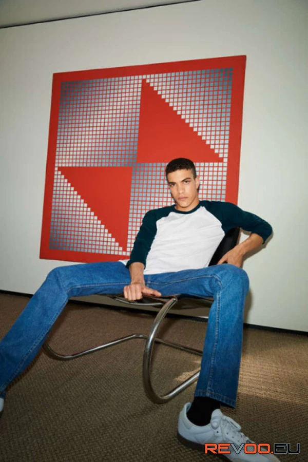 Kevertszálas 3/4-es ujjú póló   American Apparel AABB453 7.