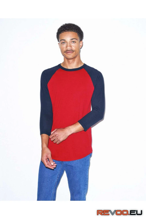 Kevertszálas 3/4-es ujjú póló   American Apparel AABB453 8.