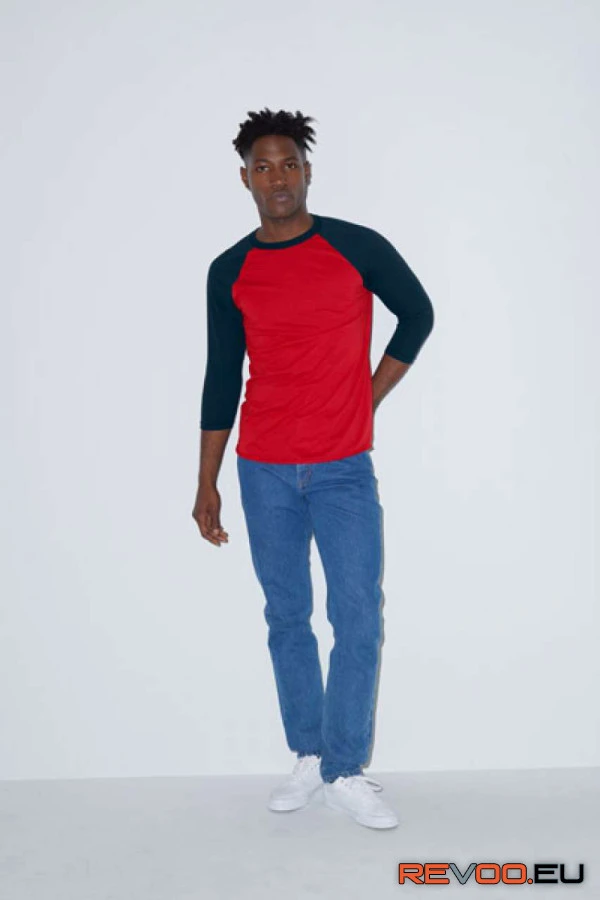 Kevertszálas 3/4-es ujjú póló   American Apparel AABB453 9.