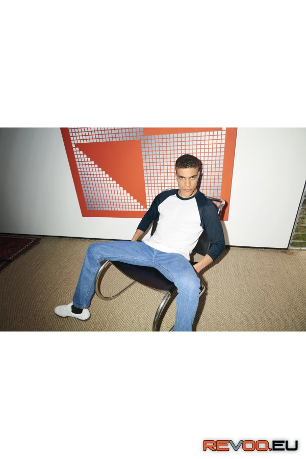 Kevertszálas 3/4-es ujjú póló   American Apparel AABB453 10.