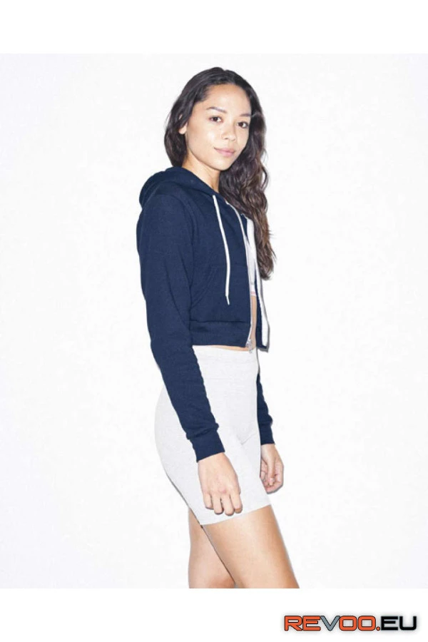 Laza cipzáras kapucnis pulóver American Apparel AAF397 6.