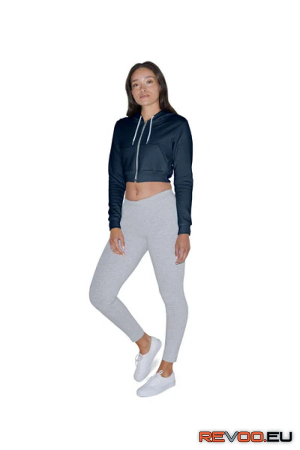 Laza cipzáras kapucnis pulóver American Apparel AAF397 7.