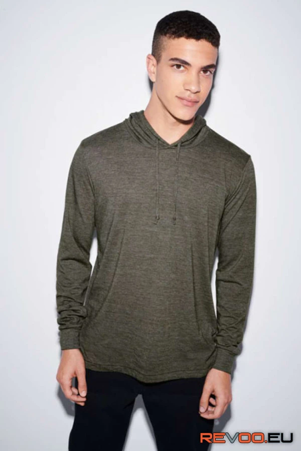 Tri-blend kevertszálas kapucnis pulóver American Apparel AARSATR436 7.