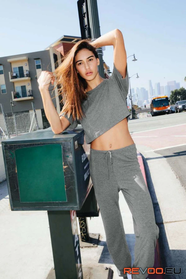 Tri-blend kevertszálas rövid top American Apparel AATR480 6.