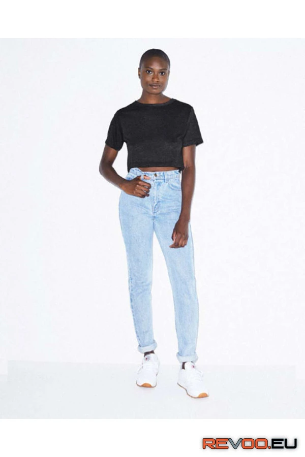 Tri-blend kevertszálas rövid top American Apparel AATR480 9.